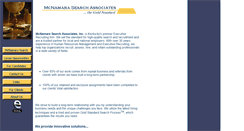 Desktop Screenshot of mcnamarasearch.com